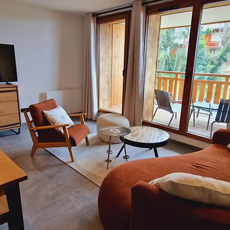 Superbe A Plagne Montalbert, Proche Des Pistes Avec Wifi Et Parking - Fr-1-755-18 * לה פלאנייה