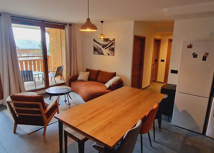 Superbe A Plagne Montalbert, Proche Des Pistes Avec Wifi Et Parking - Fr-1-755-18 * לה פלאנייה