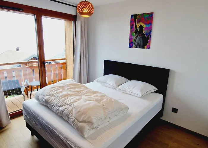 公寓 Superbe A Plagne Montalbert, Proche Des Pistes Avec Wifi Et Parking - Fr-1-755-18 拉普拉涅